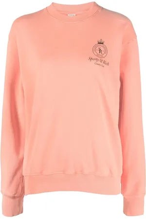 Sporty & Rich Sweat en coton à imprimé graphique