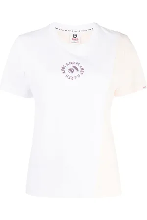 A Bathing Ape T-shirt en jersey à logo brodé