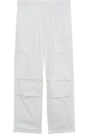 FIVE CM Pantalon ample en coton à poches cargo