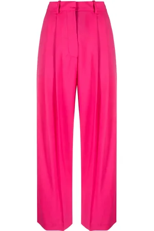 ALYSI Pantalon droit à détails plissés