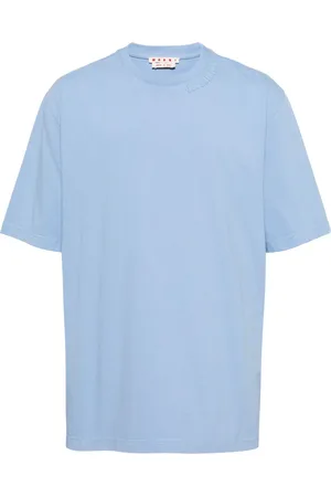 Marni T-shirt en coton à patch logo