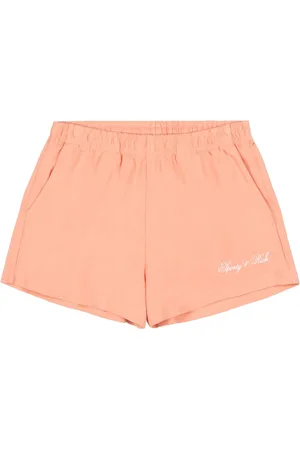 Sporty & Rich Short en coton à logo imprimé
