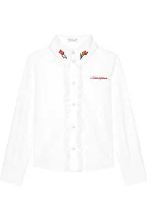 Dolce & Gabbana Chemise à détail de tulipe