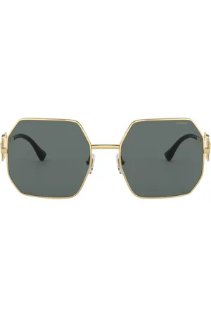 VERSACE Lunettes de soleil Medusa à monture géométrique