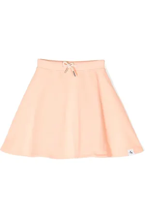 Calvin Klein Minijupe évasée à patch logo
