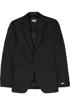 Karl Lagerfeld Blazer Peak à simple boutonnage