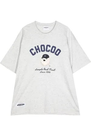 Chocoolate T-shirt en coton à logo imprimé