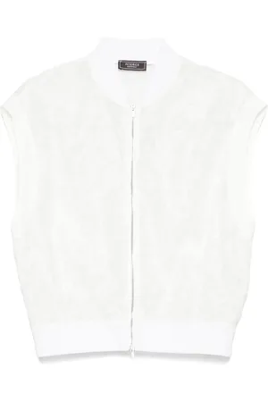PESERICO SIGN Veste en organza à effet fil coupé