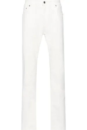 Etro Jean droit à motif en jacquard