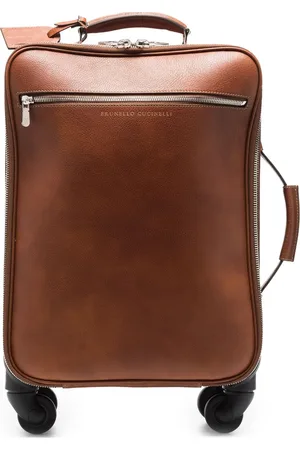 Brunello Cucinelli Valise à logo embossé