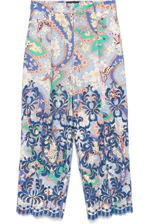 Etro Pantalon à fleurs