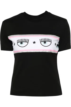 Chiara Ferragni T-shirt en coton à motif Eyelike