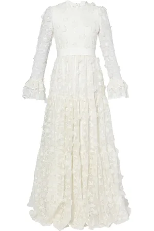 Erdem Robe longue Alvaro à découpes florales