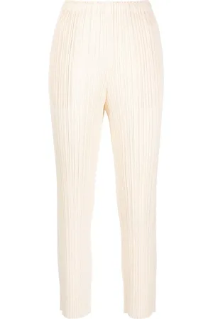 PLEATS PLEASE ISSEY MIYAKE Pantalon court à design plissé