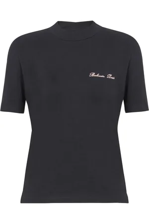 Balmain T-shirt à logo brodé