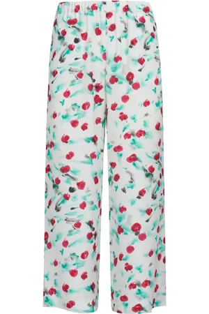 Marni Pantalon court à fleurs