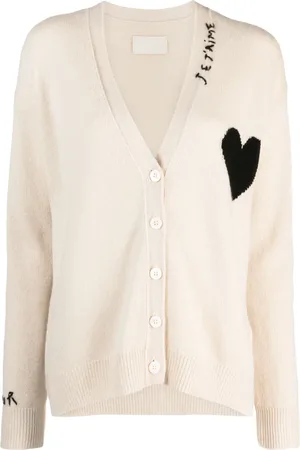 Zadig & Voltaire Cardigan Mirka en cachemire à logo brodé
