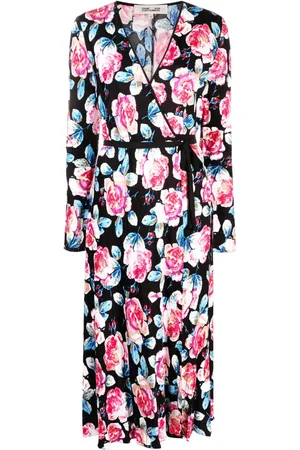 Diane von Furstenberg Robe portefeuille Anika imprimée