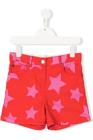 Stella McCartney Short en jean à étoiles imprimées