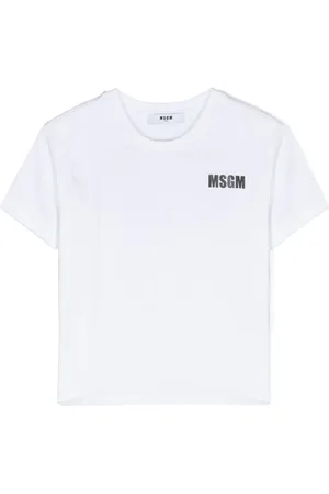 Msgm T-shirt en coton à logo imprimé