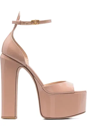 VALENTINO GARAVANI Escarpins Tan-Go 155 mm en cuir verni