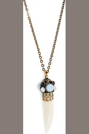 LARDINI Collier à pendentif dent