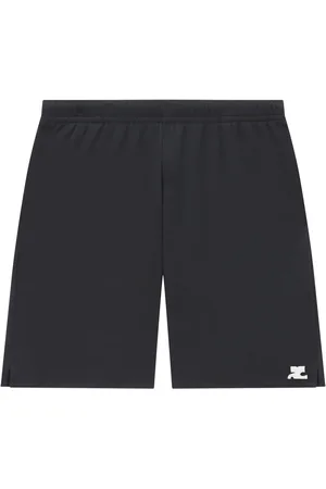 Courrèges Short à logo brodé
