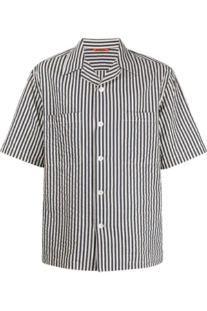 BARENA Chemise en seersucker à rayures