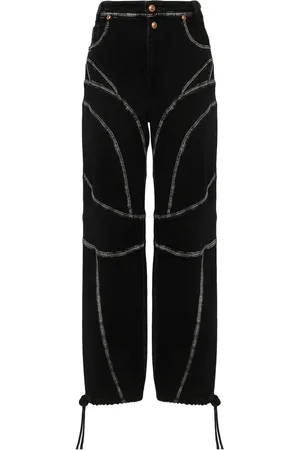 VERSACE Jean droit Pieced Angled
