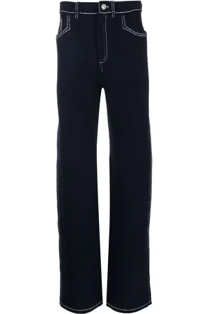Barrie Pantalon ample à taille haute