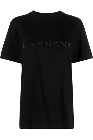 Givenchy T-shirt en coton à ornements strassés