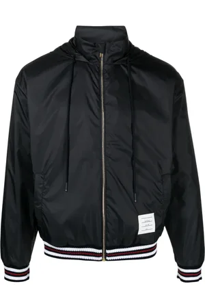 Thom Browne Veste légère à patch logo