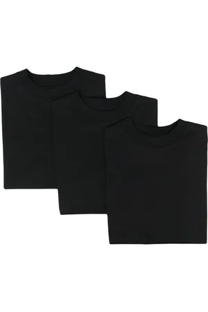 Jil Sander Lot de trois t-shirts à patch logo