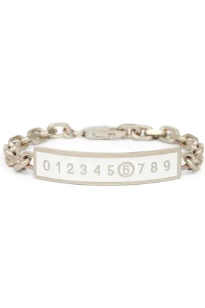 Maison Margiela Bracelet à logo émaillé