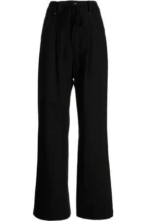 GOEN.J Pantalon ample à empiècements contrastants
