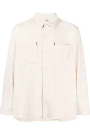 Off-Duty Chemise Coi à logo brodé