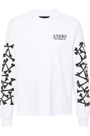 AMIRI T-shirt Bones Stacked à manches longues
