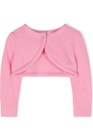 MONNALISA Cardigan crop à effet brossé