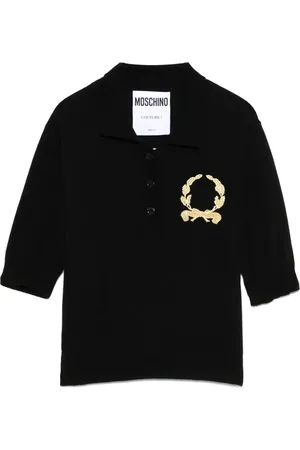 Moschino Polo à motif brodé