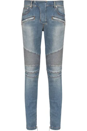 Balmain Jean slim à empiècements