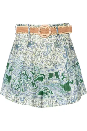 ZIMMERMANN Short Ottie Tuck en lin
