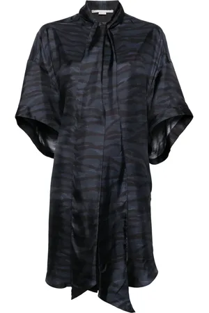 Stella McCartney Robe-chemise à imprimé graphique