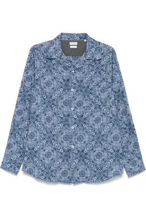 Brunello Cucinelli Chemise à imprimé cachemire