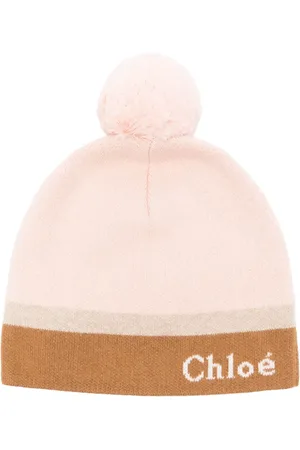 Chloé Bonnet à logo intarsia