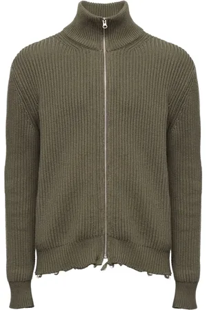 Maison Margiela Veste zippée à design nervuré