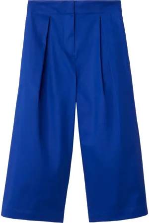 Burberry Pantalon en coton à design plissé