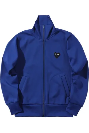 Comme des Garçons Veste zippée à patch logo cœur