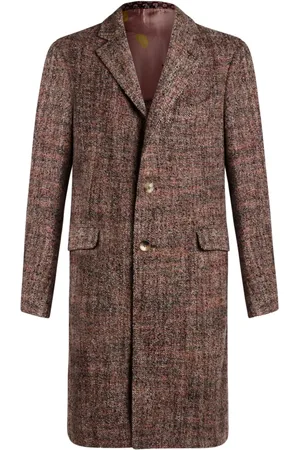 Etro Manteau droit à simple boutonnage