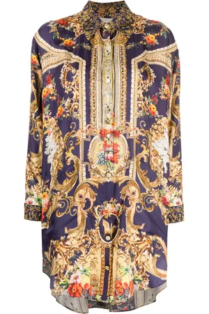 Camilla Chemise en soie à imprimé Venice Vignette