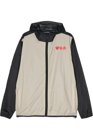 Comme des Garçons X K-Way imperméable Claude à capuche